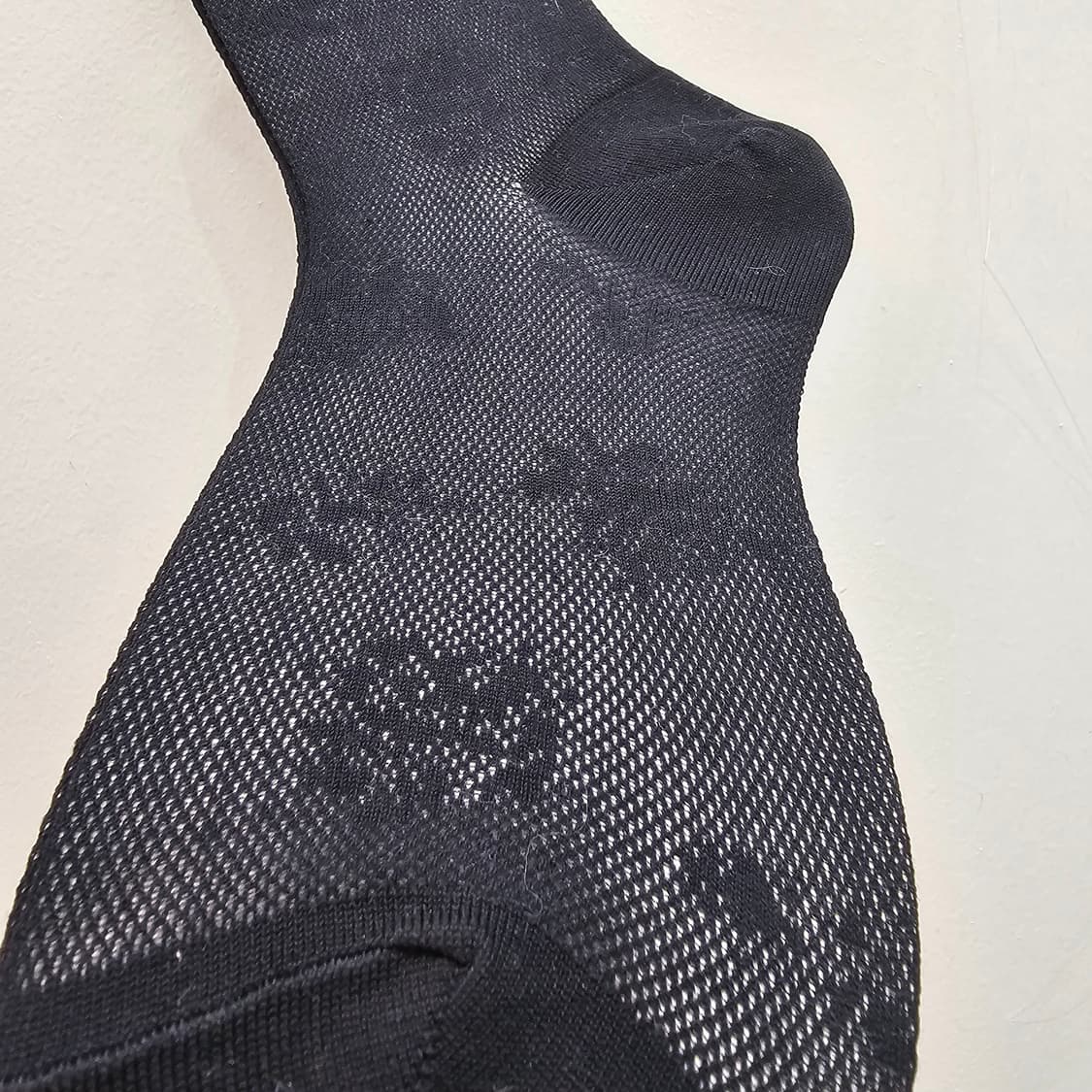 일본산 플라워 패턴 시스루 블랙 삭스 상품이미지5