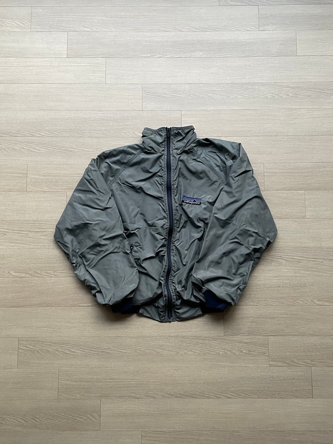 80s 파타고니아 쉘드 신칠라 데카태그 봄버 자켓 그레이 rare 상품이미지1