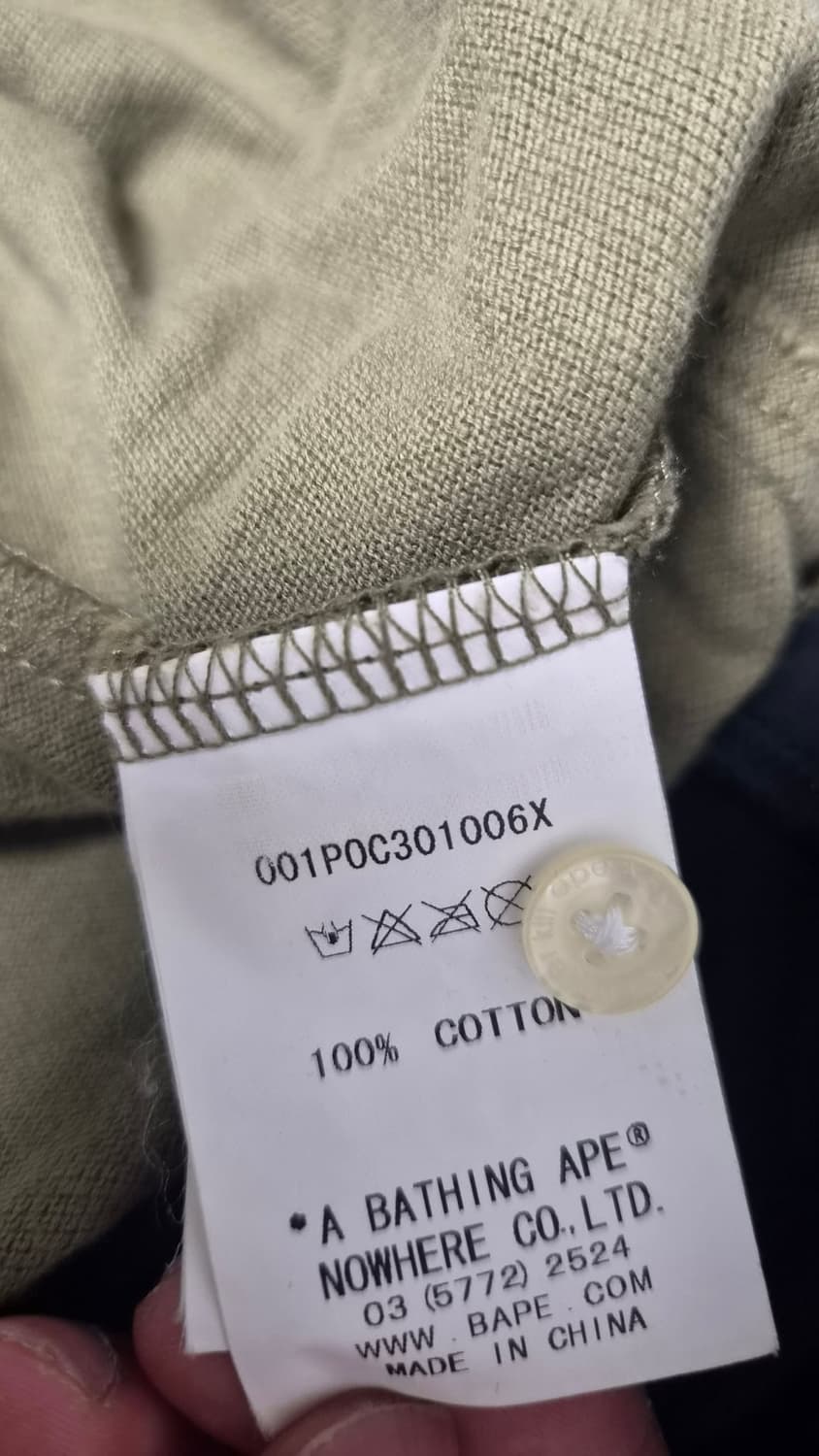 베이프 카모 폴로티셔츠 L 상품이미지4