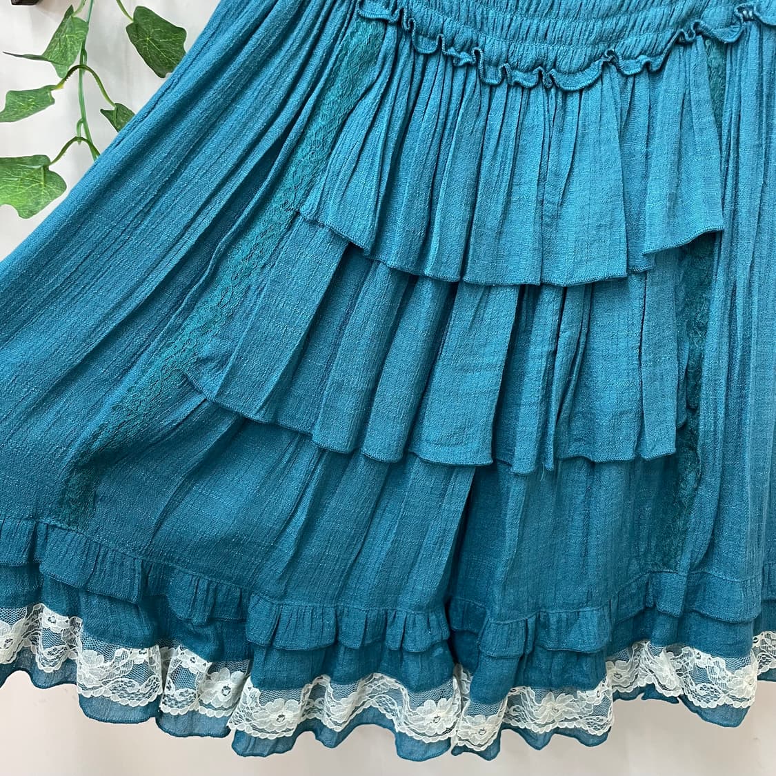 엑시즈팜 택달린 새상품 페어리 히메갸루 틸 레이스 프릴 스커트 상품이미지6