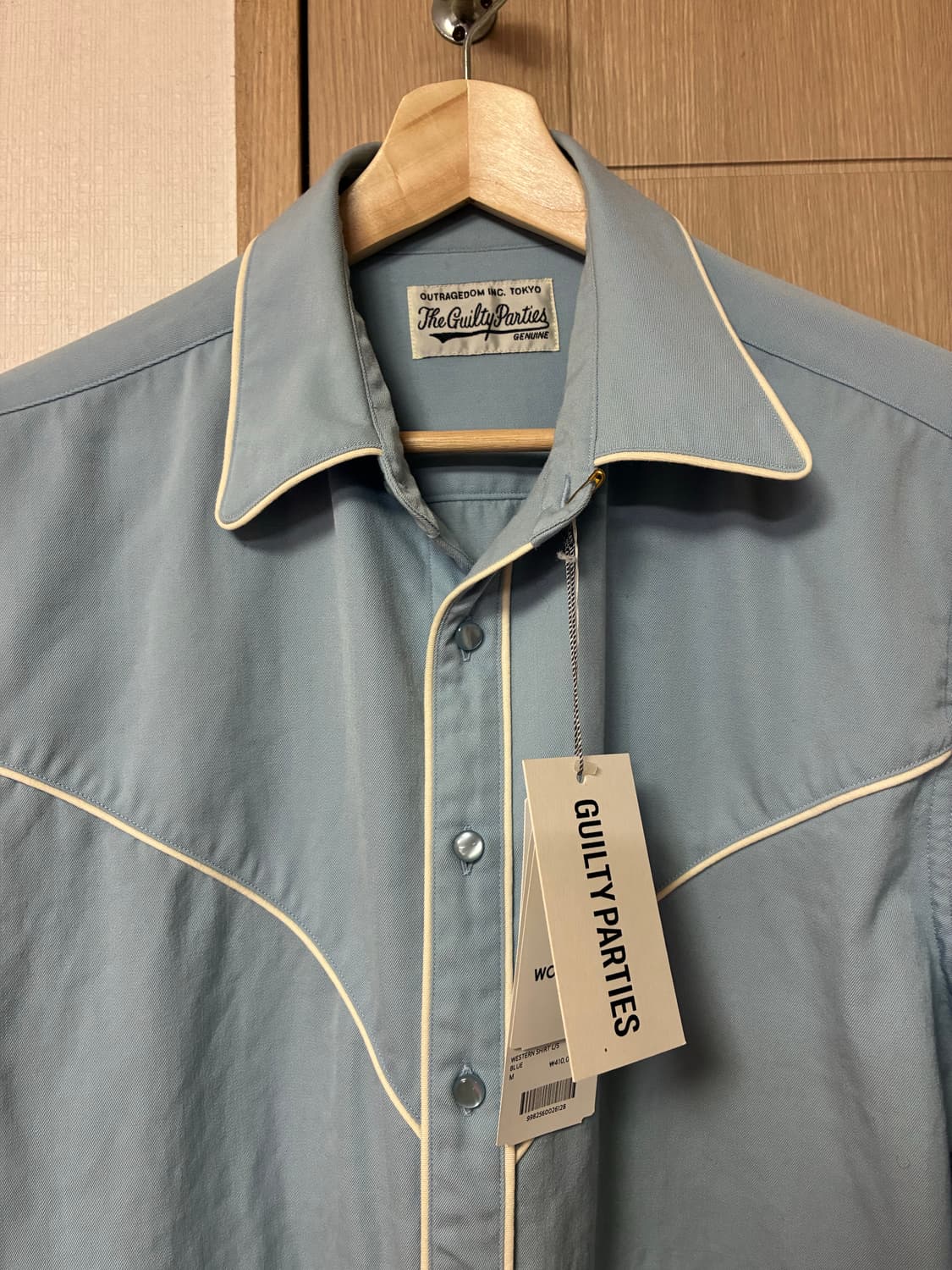 [M]와코마리아 웨스턴셔츠 블루 상품이미지2