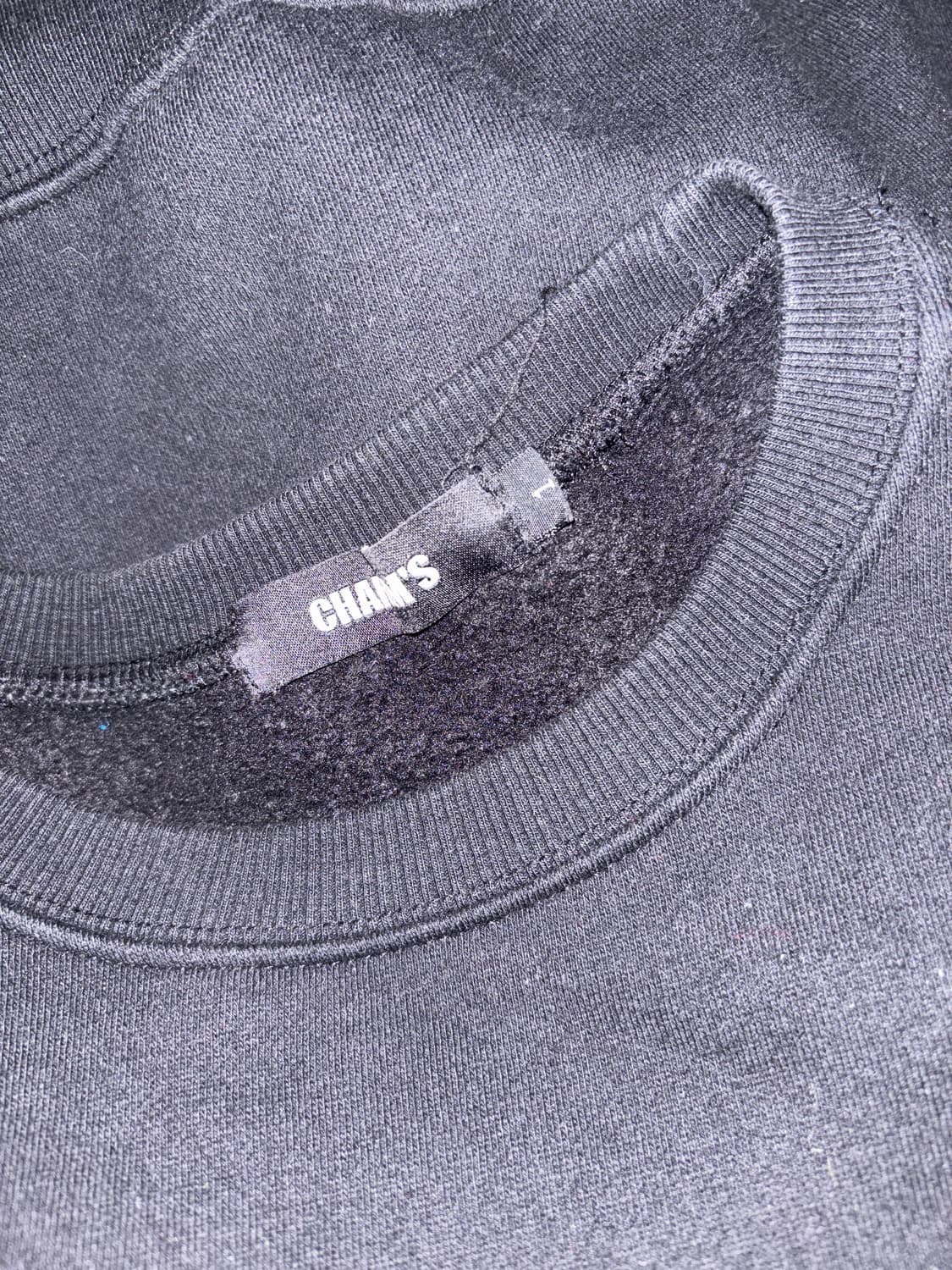 참스 블랙 맨투맨  상품이미지2