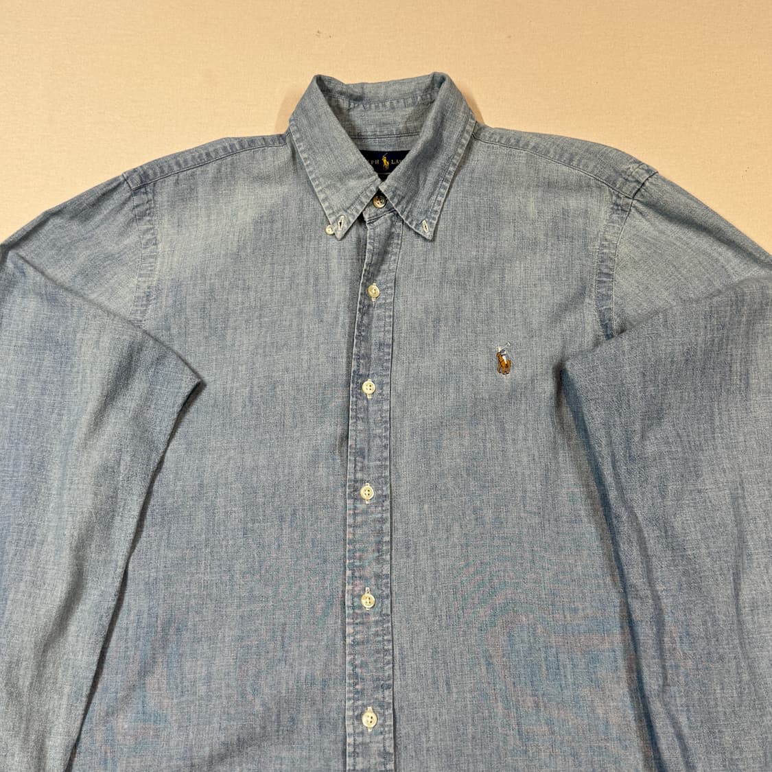 M) 폴로 랄프로렌 클래식핏 샴브레이 셔츠 상품이미지3