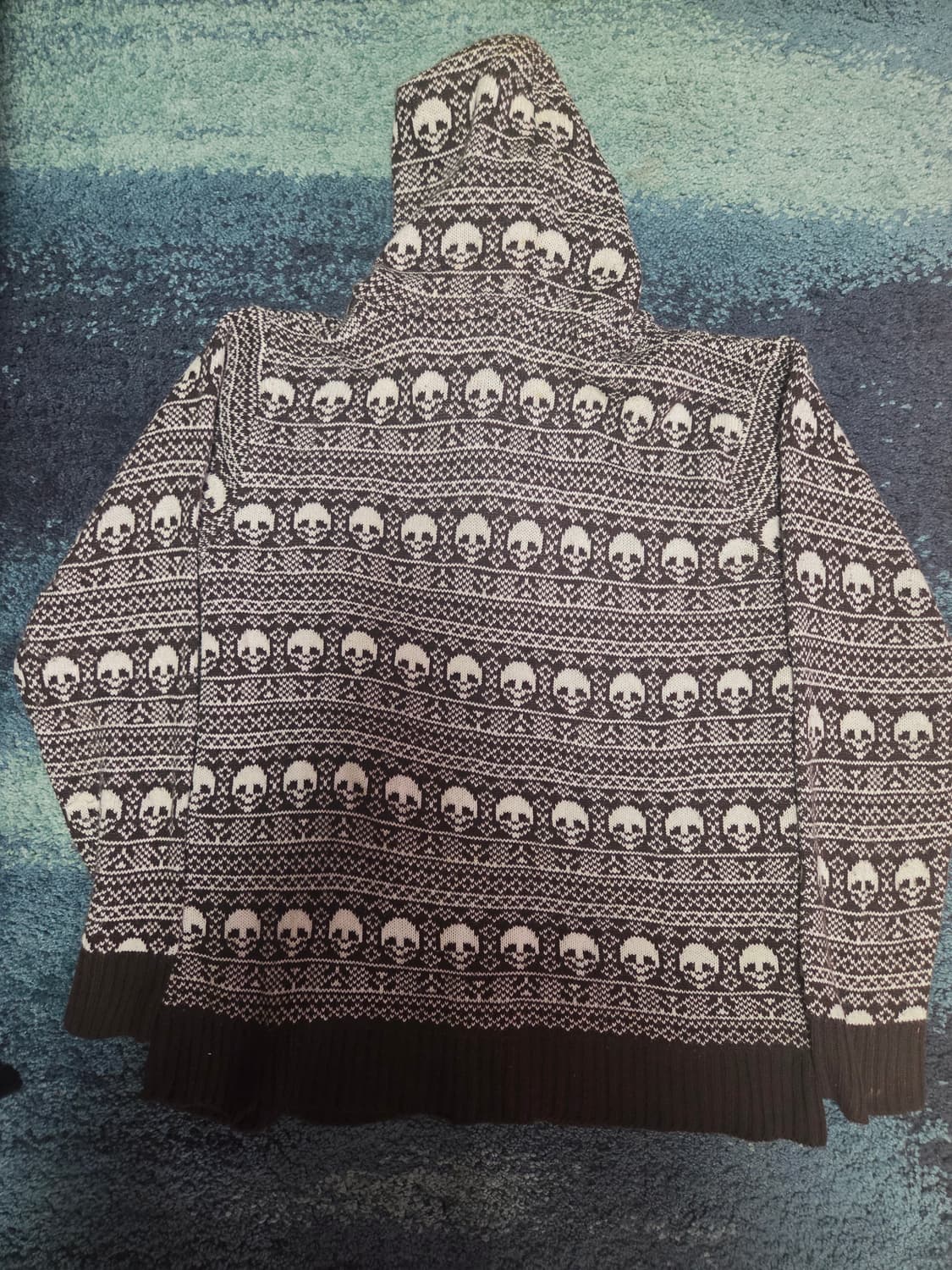 VACHE해골 샌즈 파피루스 가스터머리잠기는 스웨터 후디 니트 간지 멋  상품이미지2