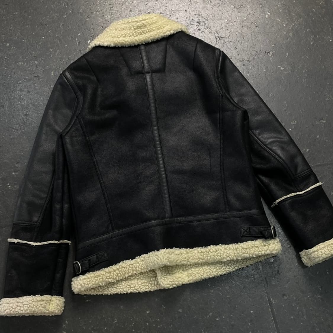 100 카이아크만 B-3 무스탕 가죽자켓 상품이미지7