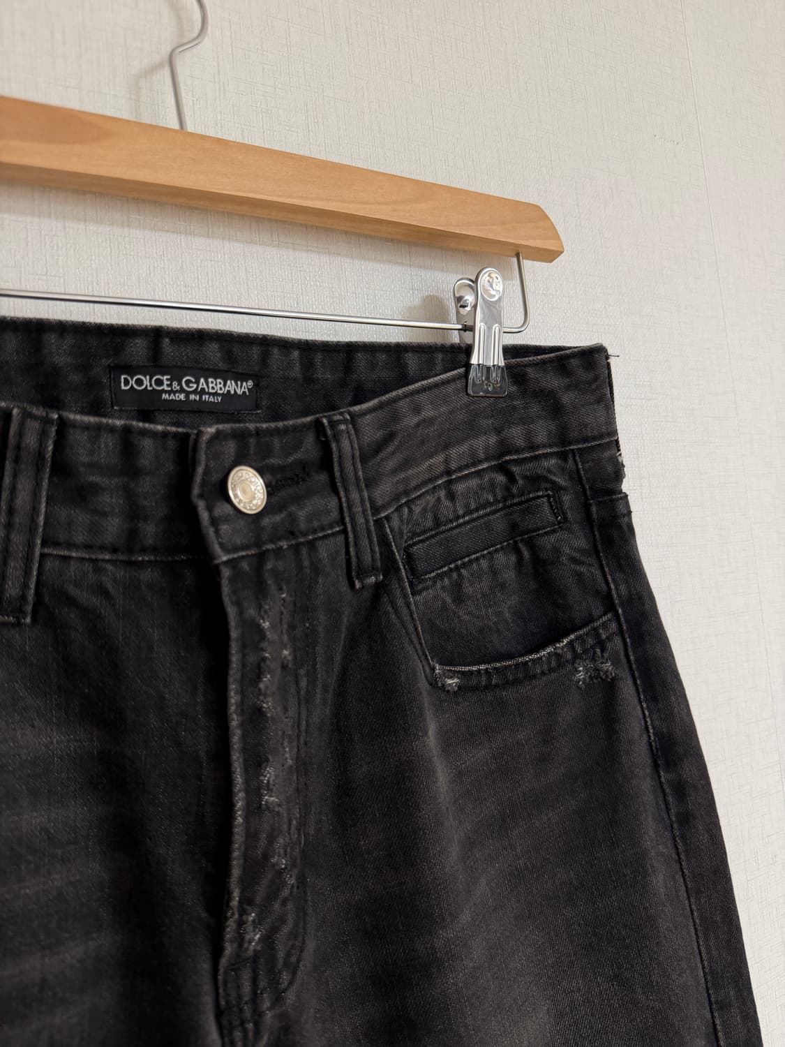돌체앤가바나 흑 진청바지 상품이미지3