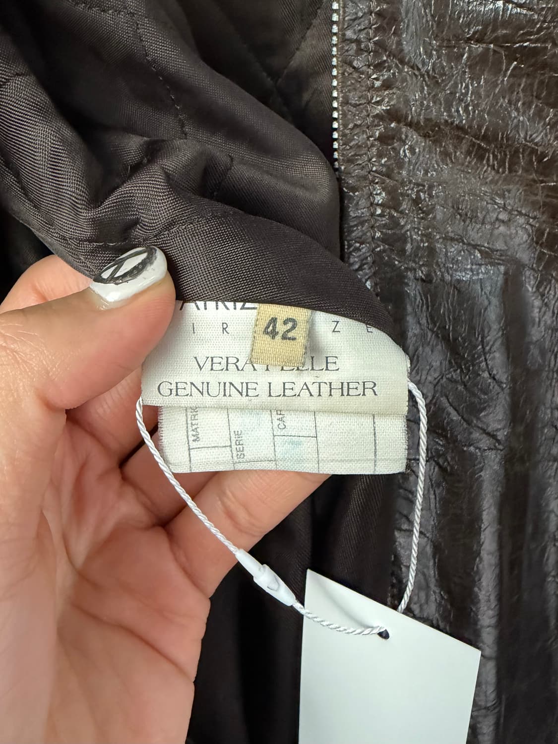 90s PATRIZIA PEPE 레더 카코트 상품이미지6