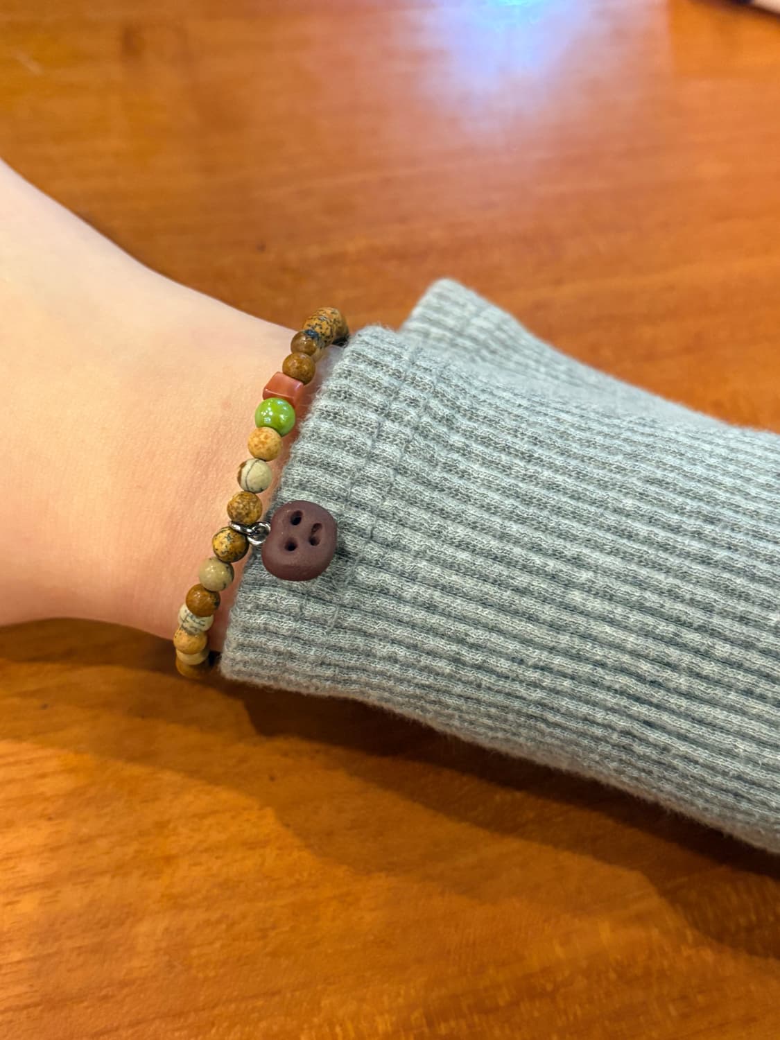 [핸드메이드] 귀여운 감자 팬던트 비즈팔찌 (무료배송) 상품이미지3