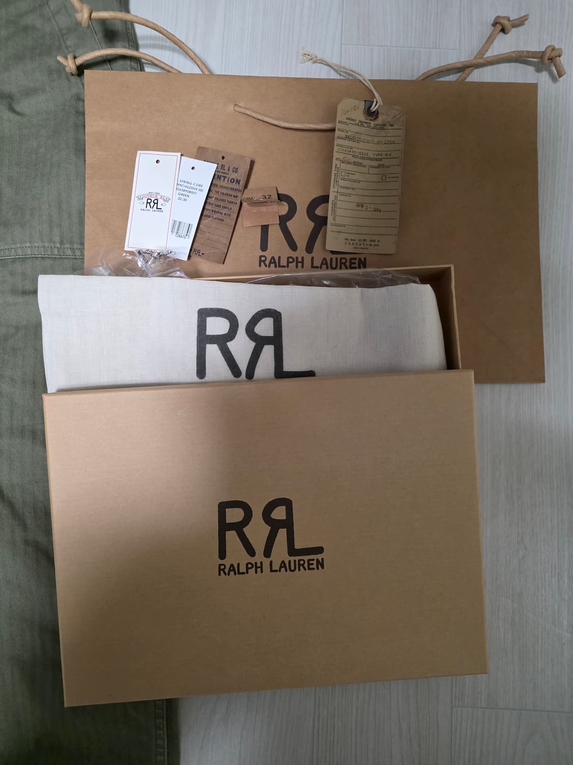 RRL 더블알엘 헤링본 퍼티그 팬츠 32*30 상품이미지2