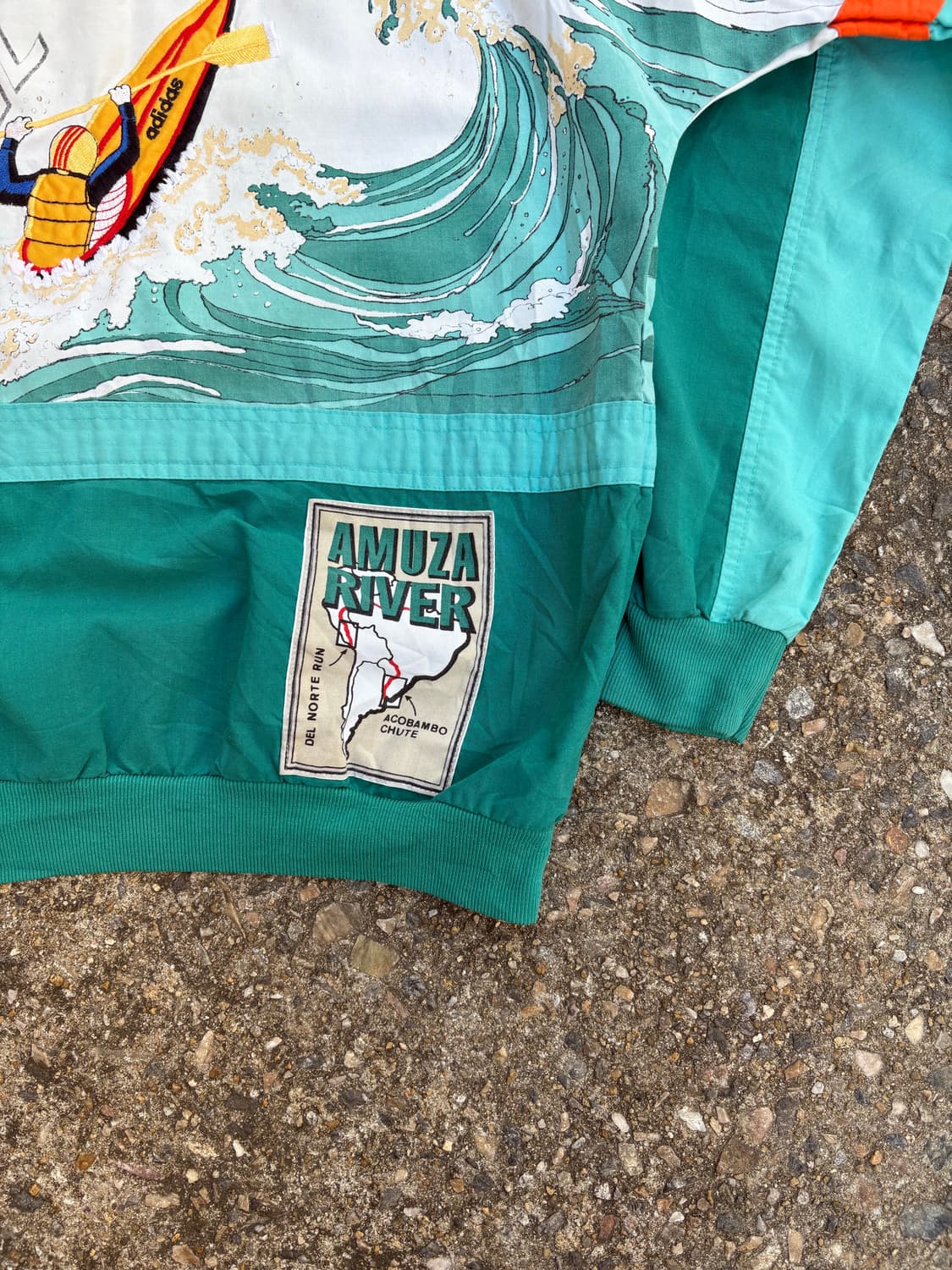 -80s 아디다스 올드스쿨 맨투맨 웜업 점퍼  상품이미지6