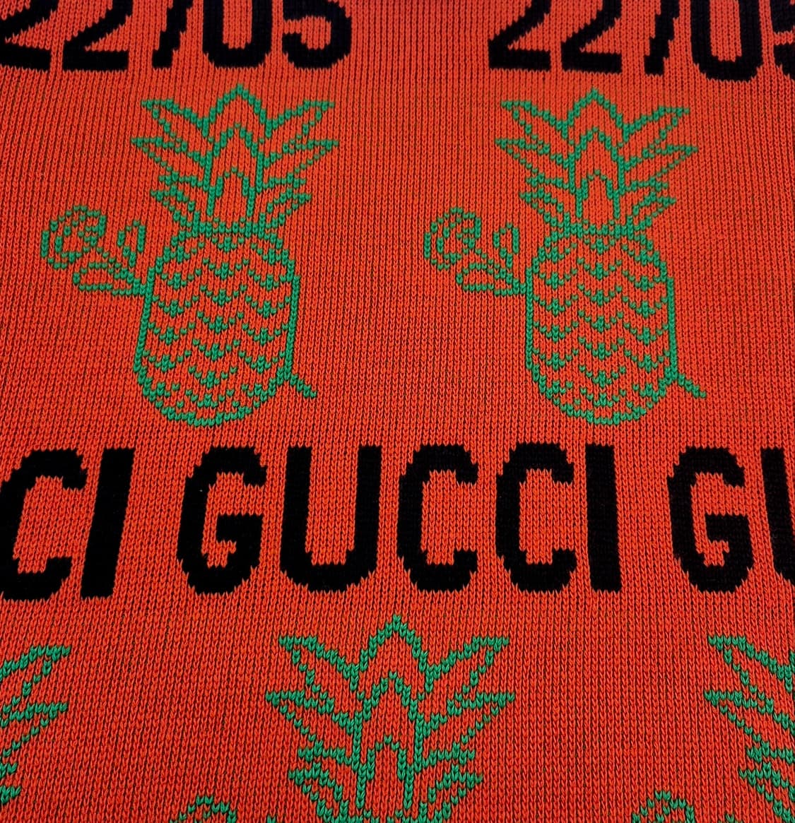 구찌 파인애플 자카드 니트 스웨터 상품이미지6