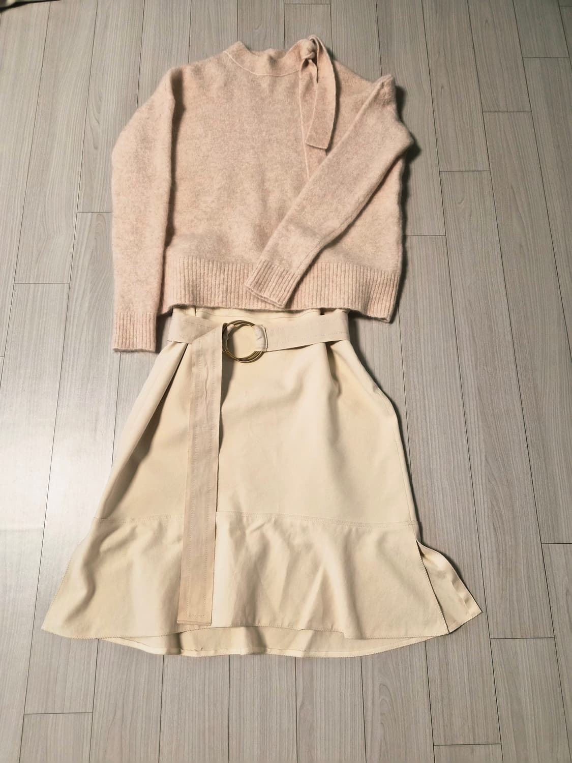 [정품] 새상품세잔  SEZANE 리본 타이 모헤어 메리노 울 니트 상품이미지6