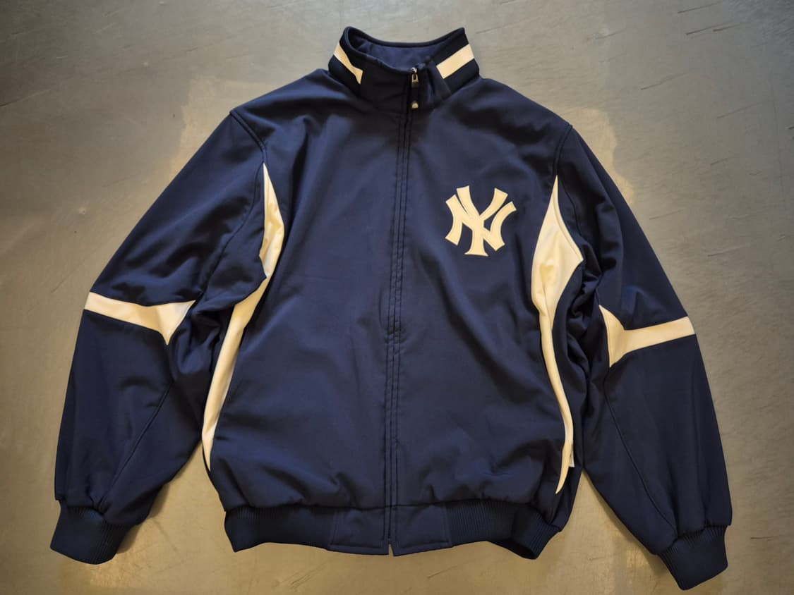 00s 마제스틱 뉴욕양키스 써멀 짚업 자켓 상품이미지1