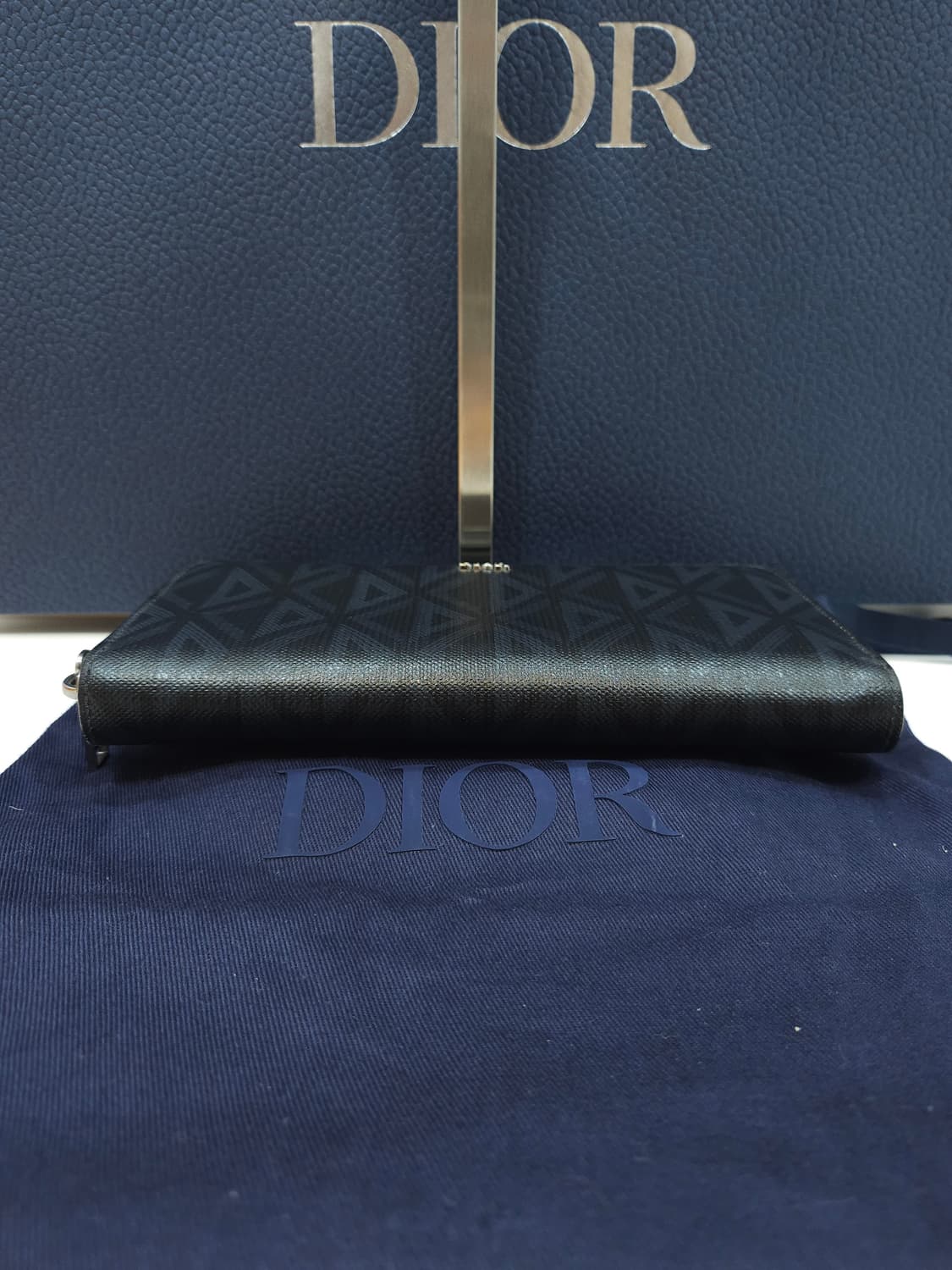 디올 다이아몬드 지퍼 장지갑  상품이미지5