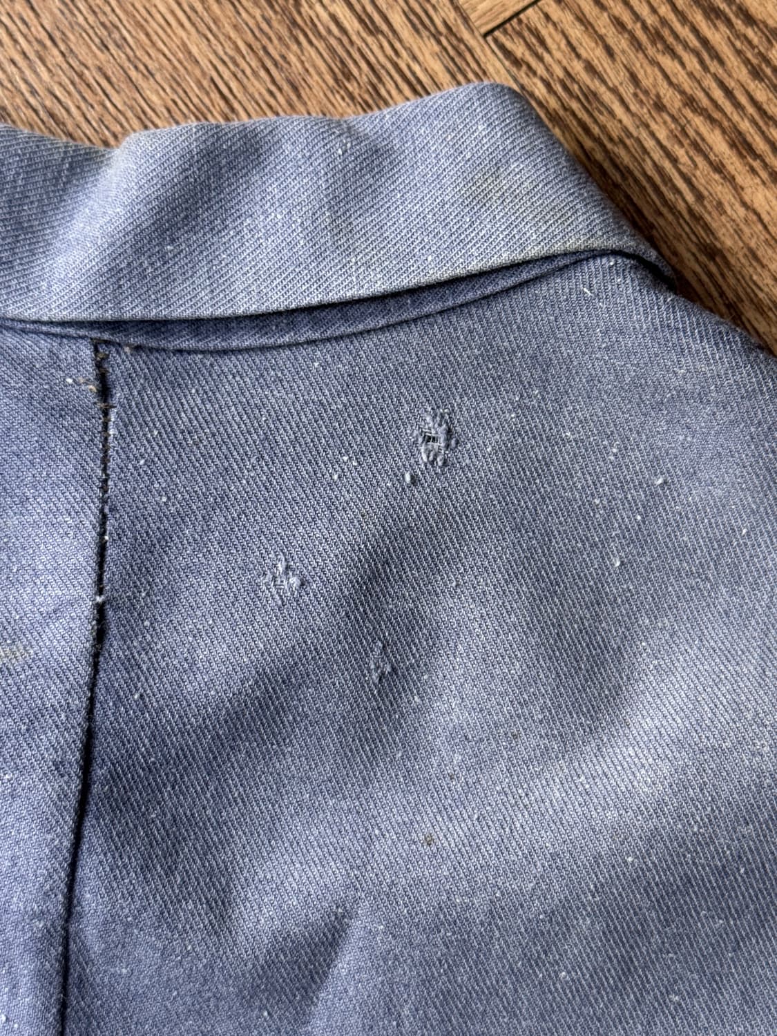 [S]90's 빈티지 더티워싱 트윌코튼 프렌치 워크 자켓 상품이미지8