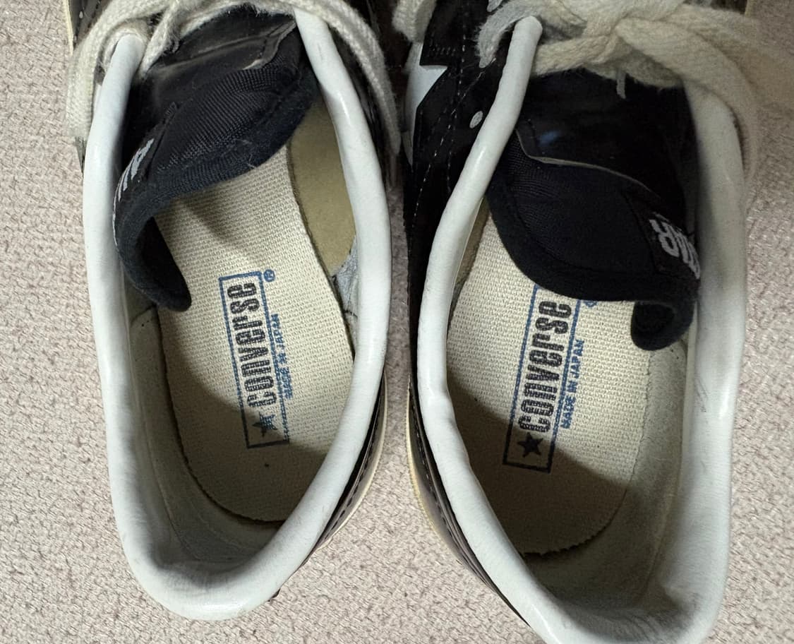 컨버스 재팬 원스타 로우 레더 블랙 / 270 상품이미지5