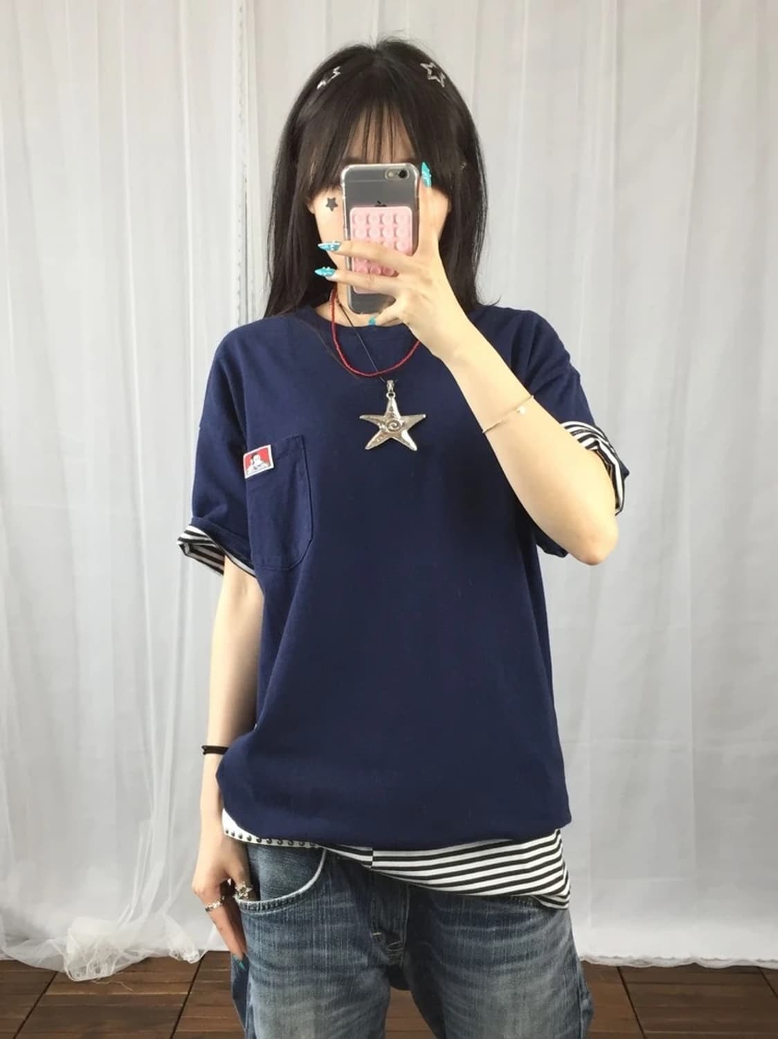 Ben Davis Navy Pocket Tee 상품이미지1