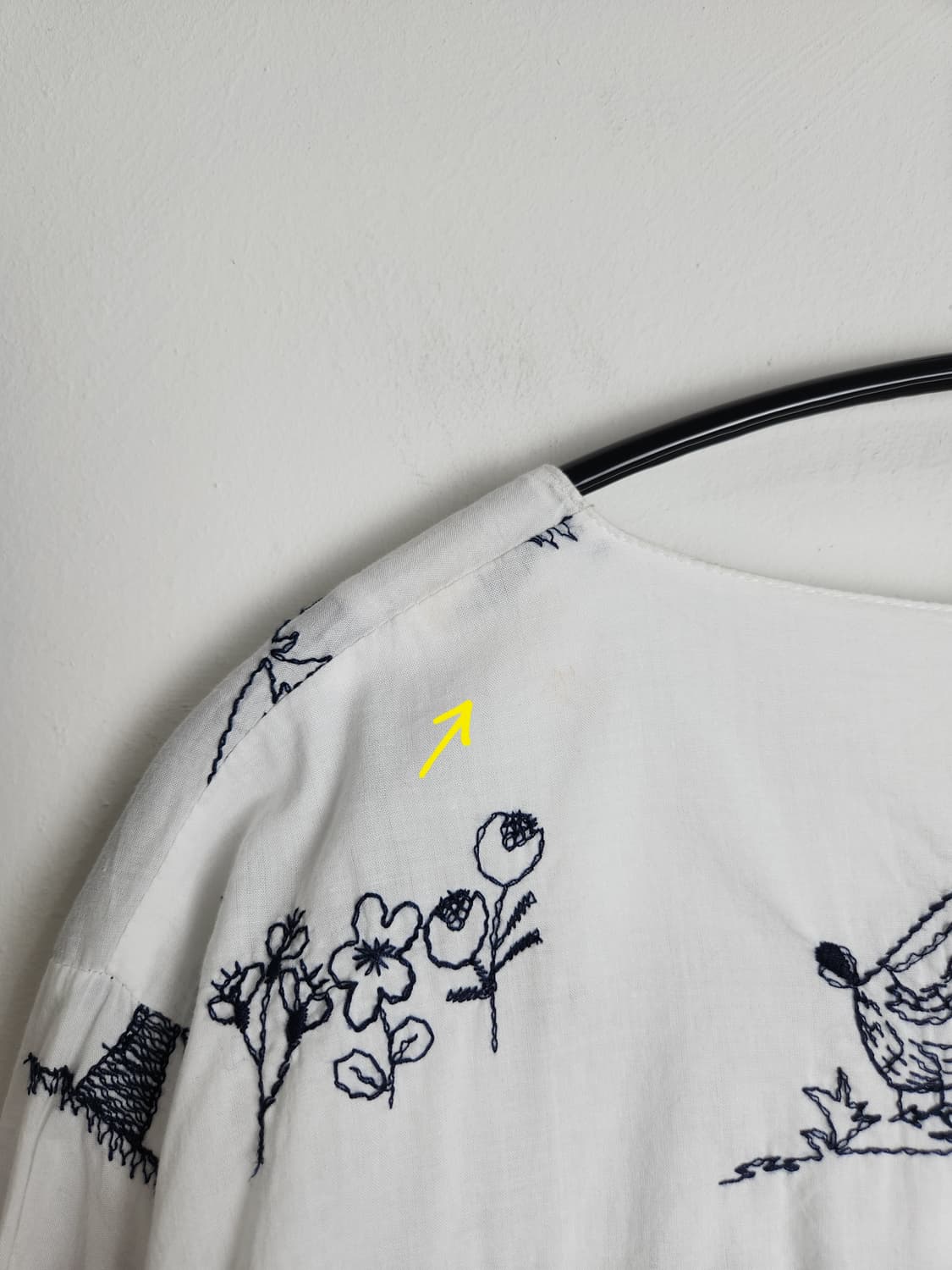 자수 패턴 블라우스 상품이미지9