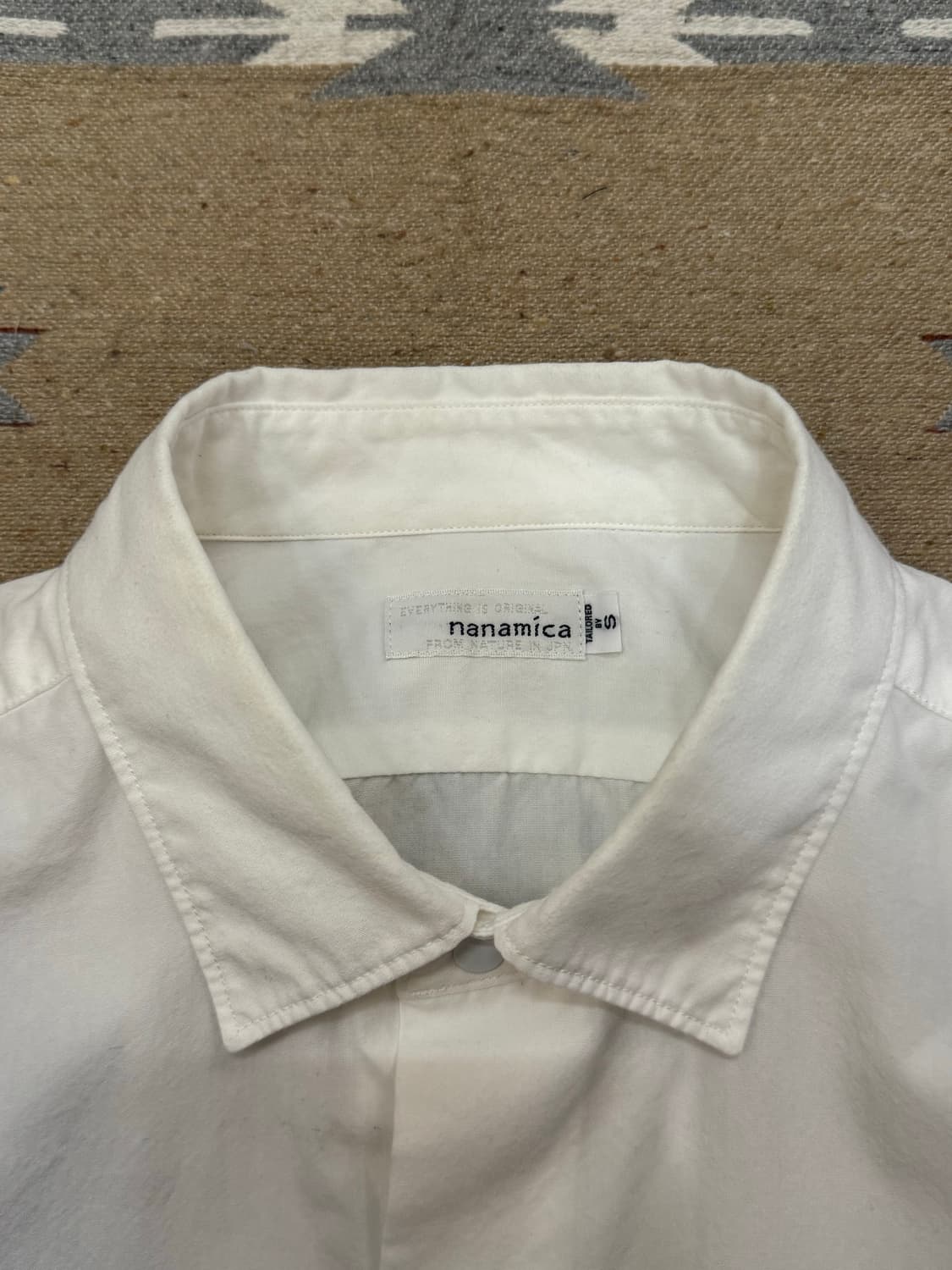 [S][100] 나나미카 윈드 셔츠 화이트  상품이미지2