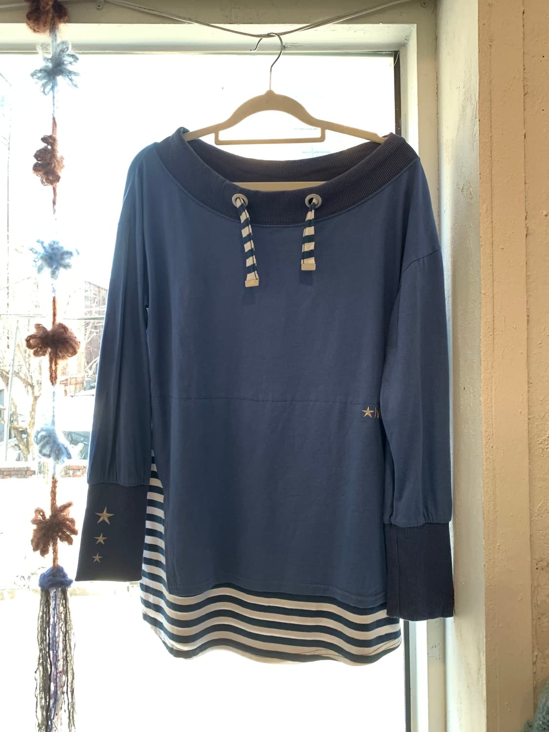 Stripe 3 way off shoulder 상품이미지1