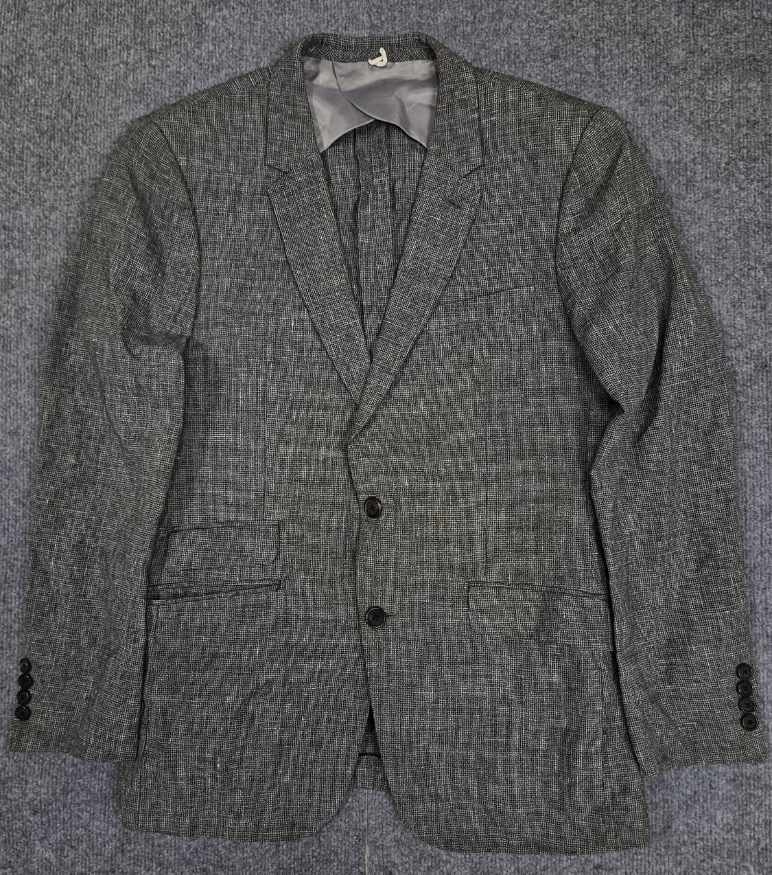 커스텀멜로우 투버튼 체크 정장 자켓 급처 상품이미지1
