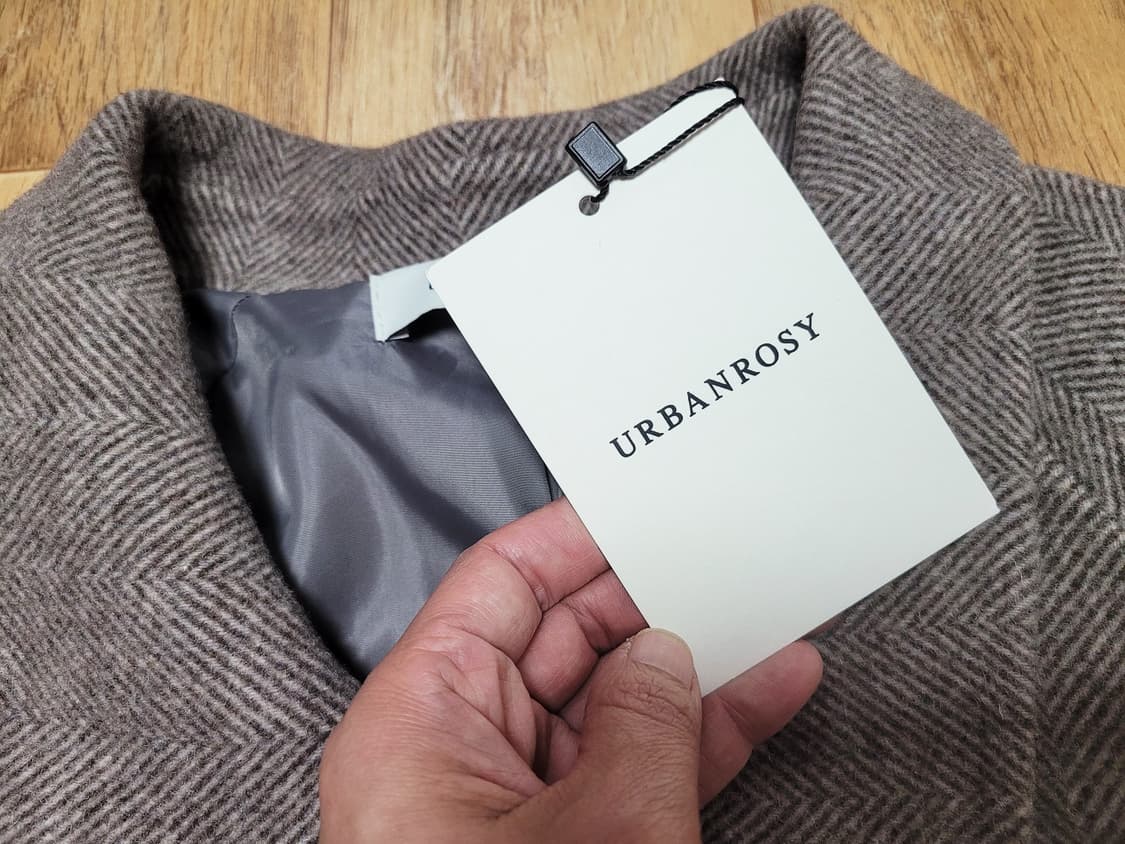 어반로지(URBANROSY) 도나 헤링본 코트 프리사이즈 새상품 상품이미지9