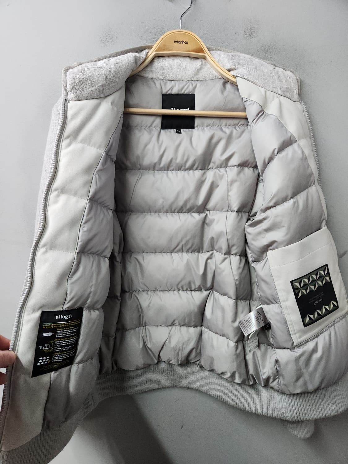 알레그리 allergies 니트 패딩 (구스다운) 상품이미지7