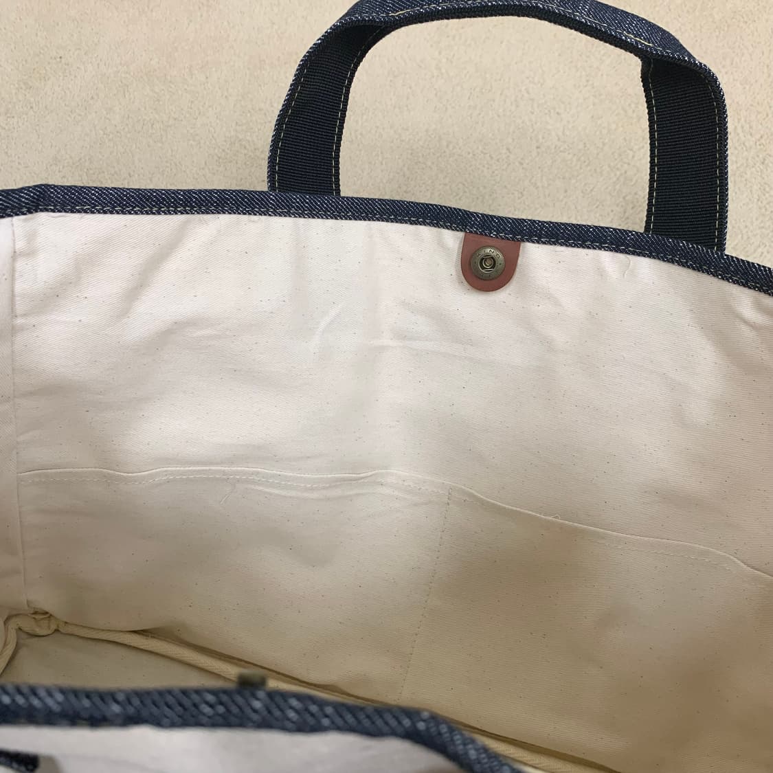 디크래프트 토트백 데님토트백 남자가방 여자가방 아밤백 상품이미지8