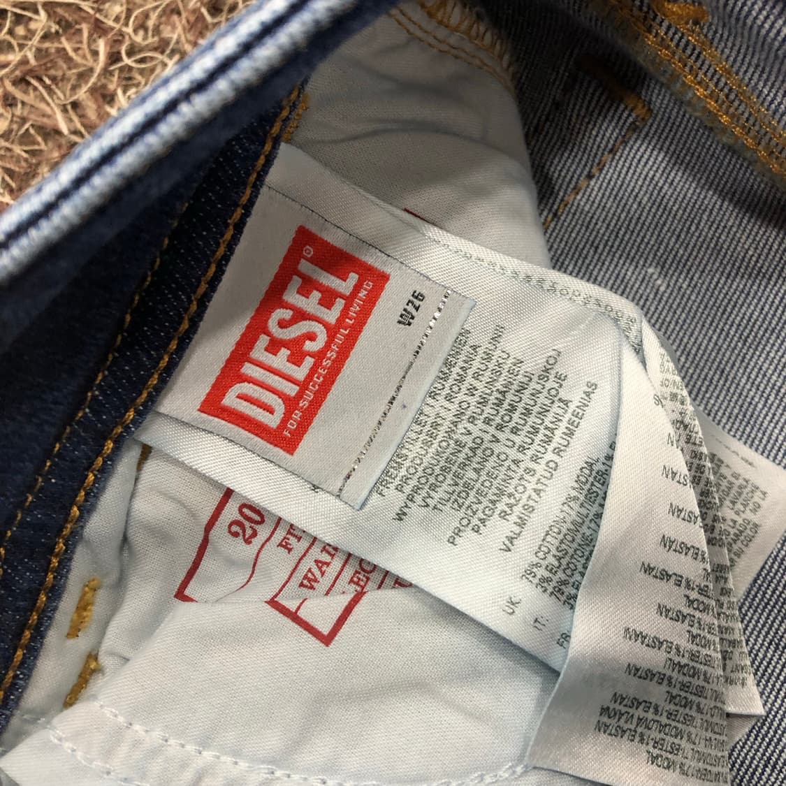 데드스탁 디젤 워싱 스키니진 데님 팬츠 상품이미지7