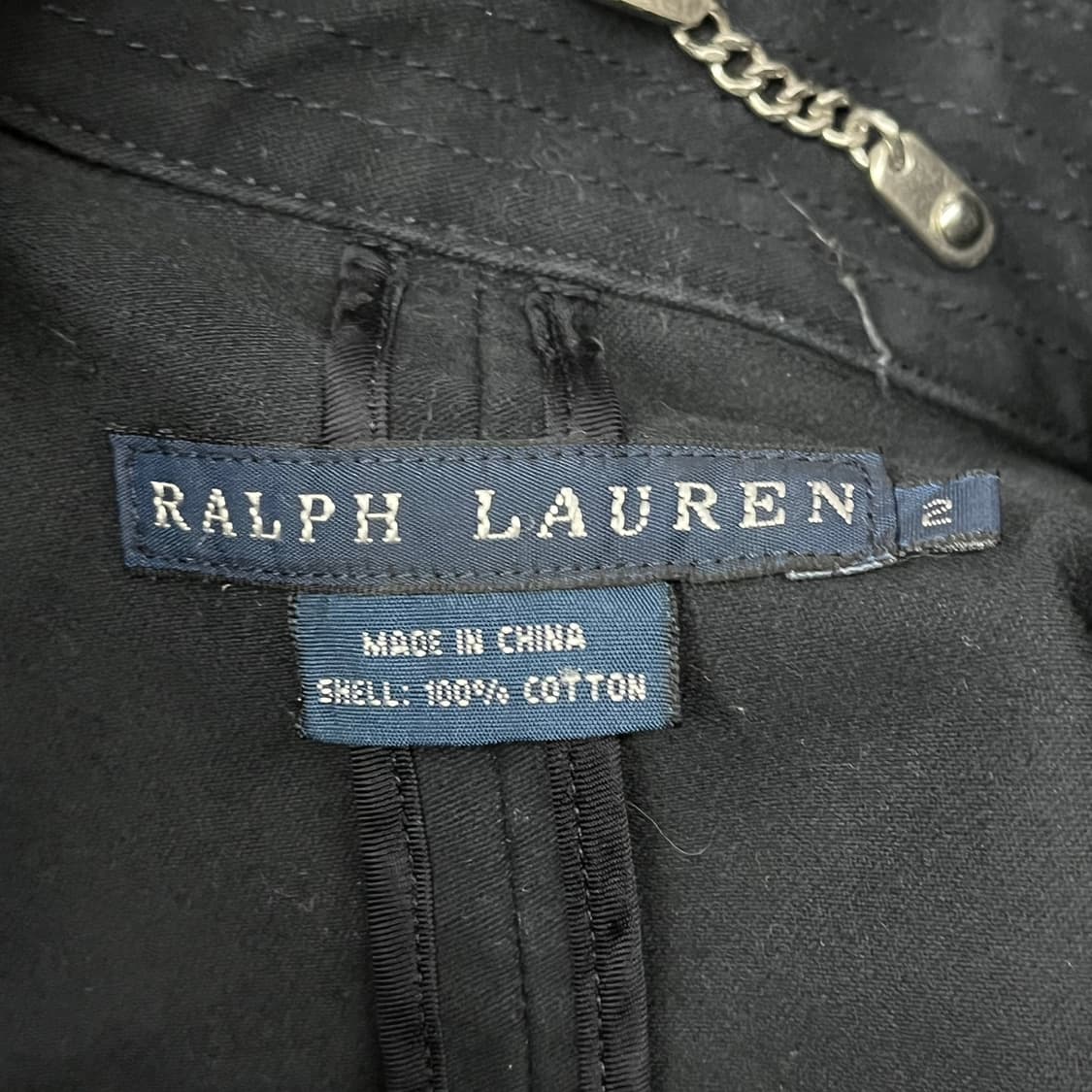 [정품/2] 폴로 랄프로렌 블랙 트렌치코트 b15 상품이미지5