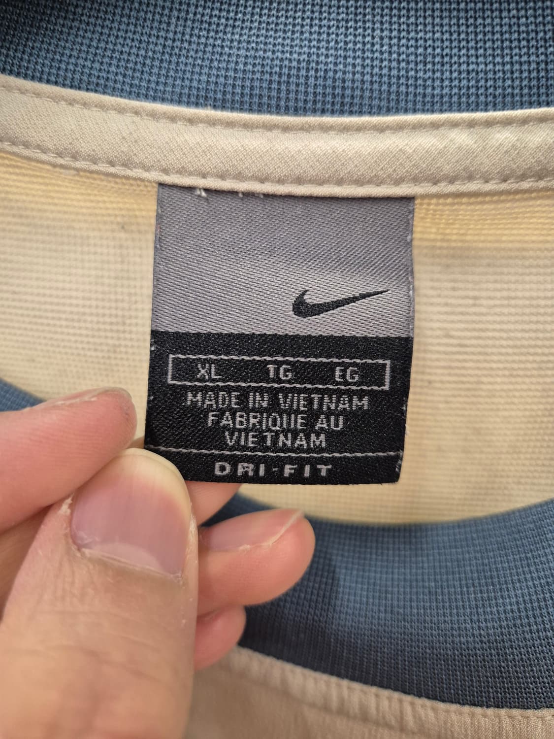 나이키 드라이핏 베이지 XL 긴팔 티셔츠 상품이미지7