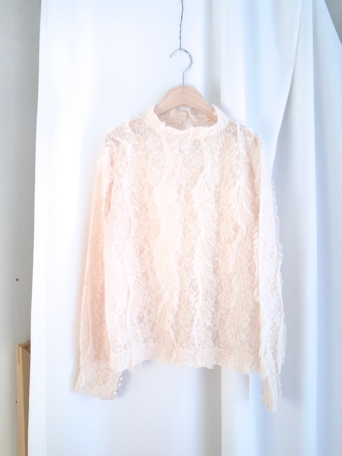 lace jacquard shirts 상품이미지2