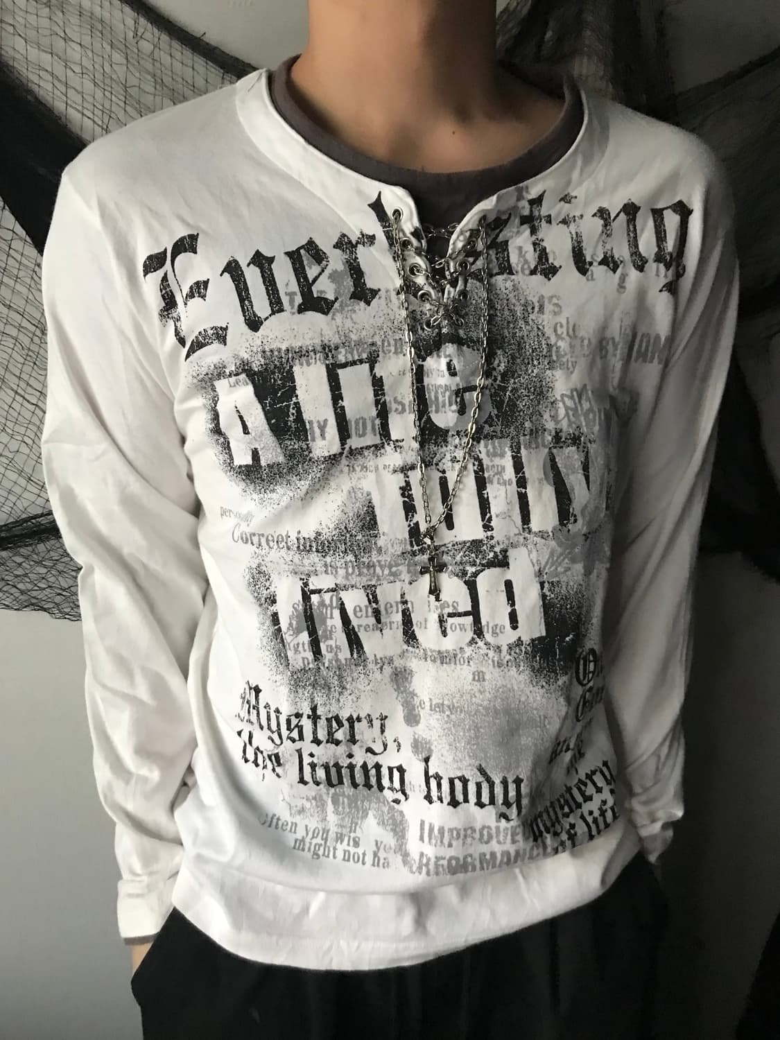 00s punk mood printing longsleeve  Price 상품이미지5