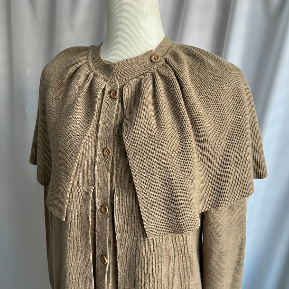 SONIA RYKIEL cape knit one-piece 상품이미지2