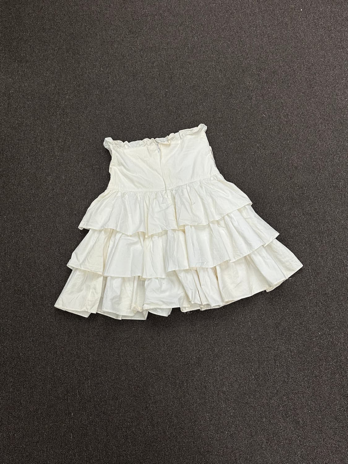 OS)Japanese vintage 여성 하이웨스트 캉캉 스커트(단추) 상품이미지5