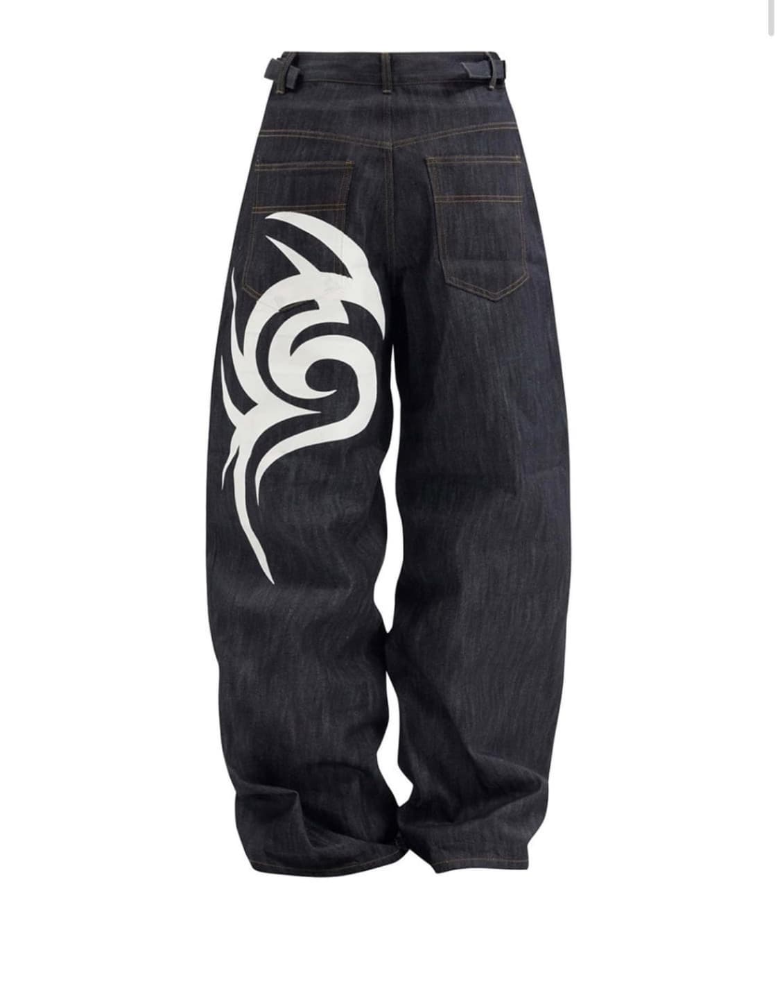 비엑세스 TRIBAL RAW DENIM LOOSE PANTS 2 상품이미지1