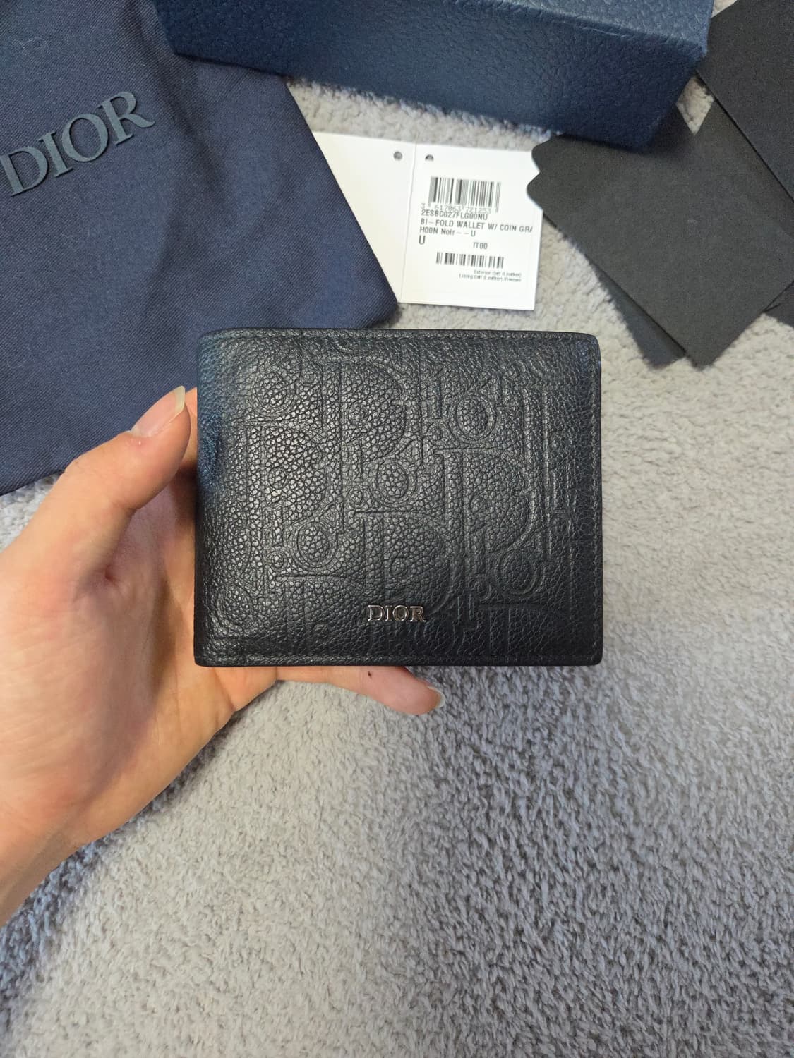 [정품/풀구성] 디올 그래비티 오블리크 코인 반지갑 상품이미지1