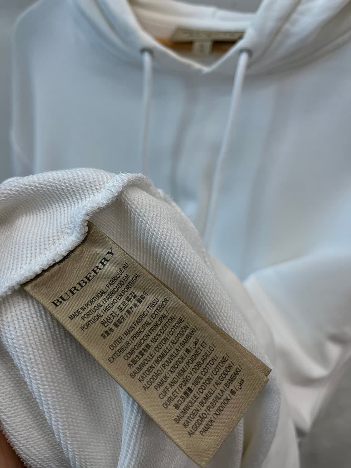 110) 버버리 체크포켓 후드티  상품이미지7