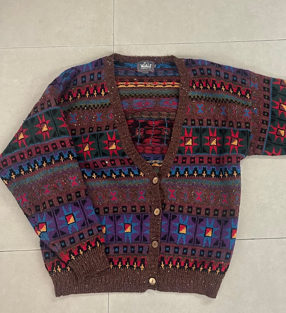 Woolrich handframed 가디건 XL 상품이미지1