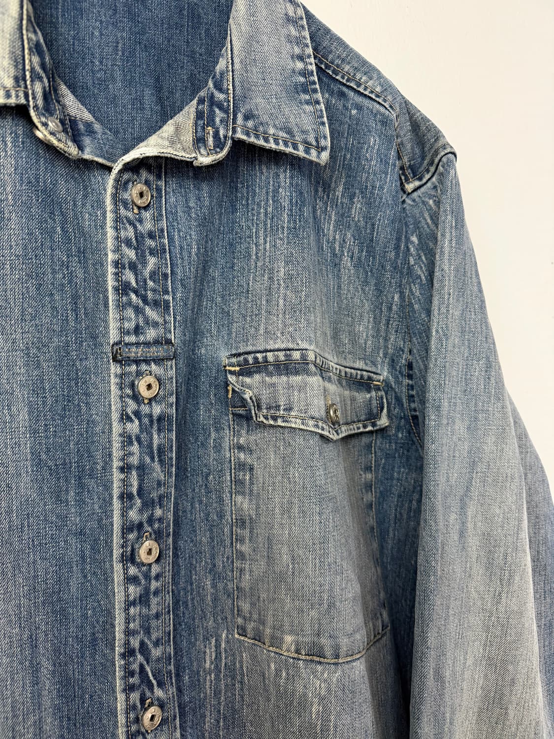 90s 마리떼 프랑소와 저버 데님 커버올 자켓 상품이미지5