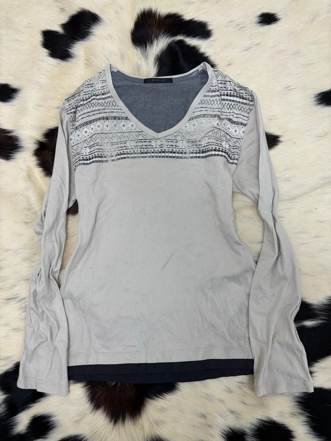 [Nicole]Nordic Pattern Sleeve 상품이미지1