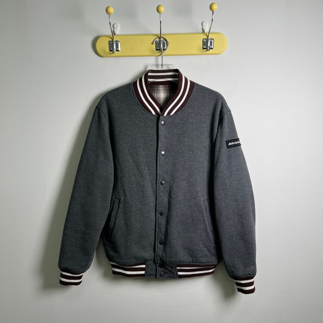 Dickies 디키즈 그레이 리버시블 바시티 자켓 L 상품이미지1