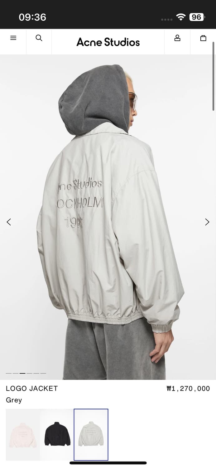 아크네 로고집업 자켓 상품이미지3