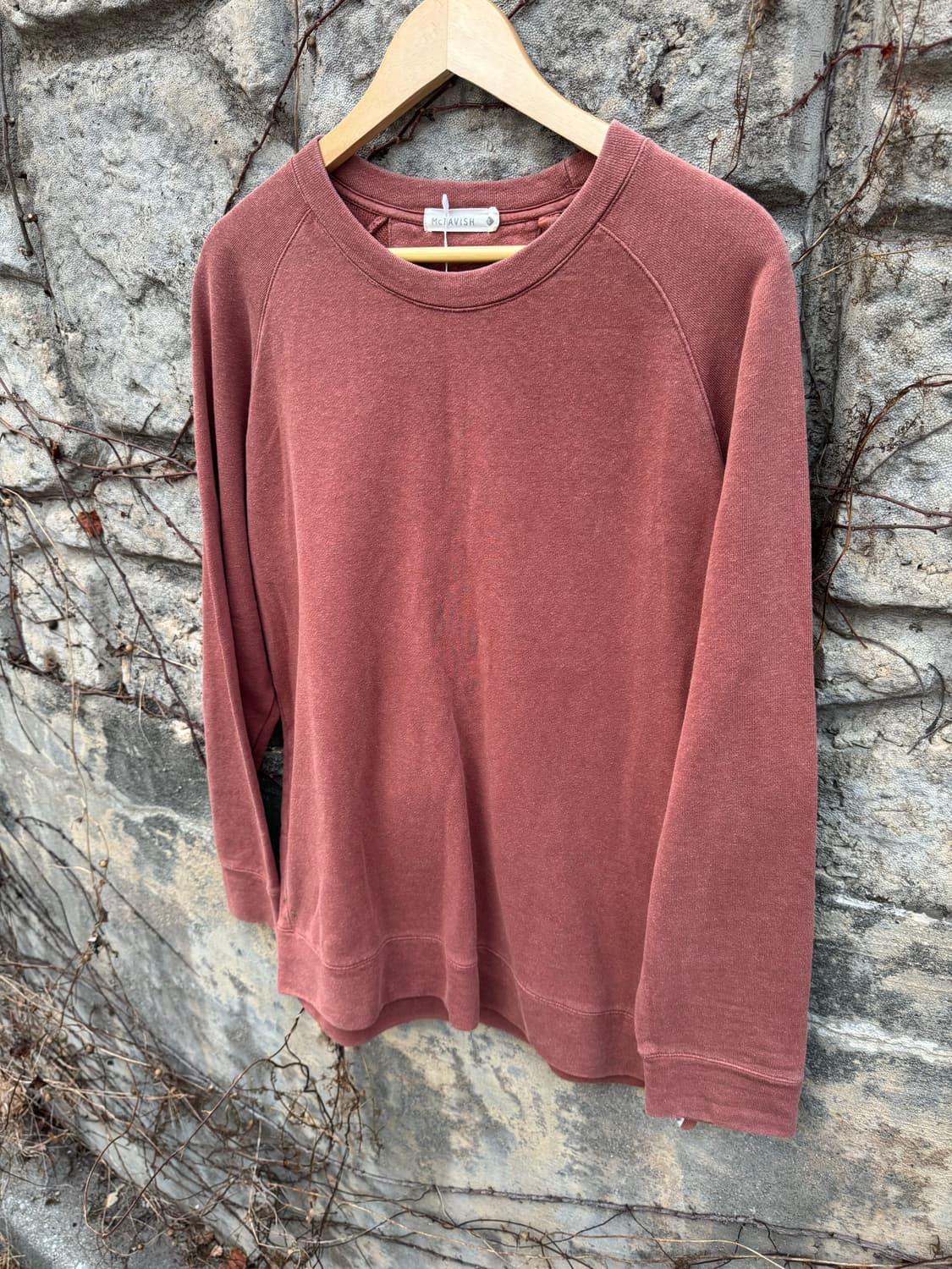 맥타비쉬 서프브랜드 플레인 빈티지 페이딩 스웻 셔츠 맨투맨 L 상품이미지3
