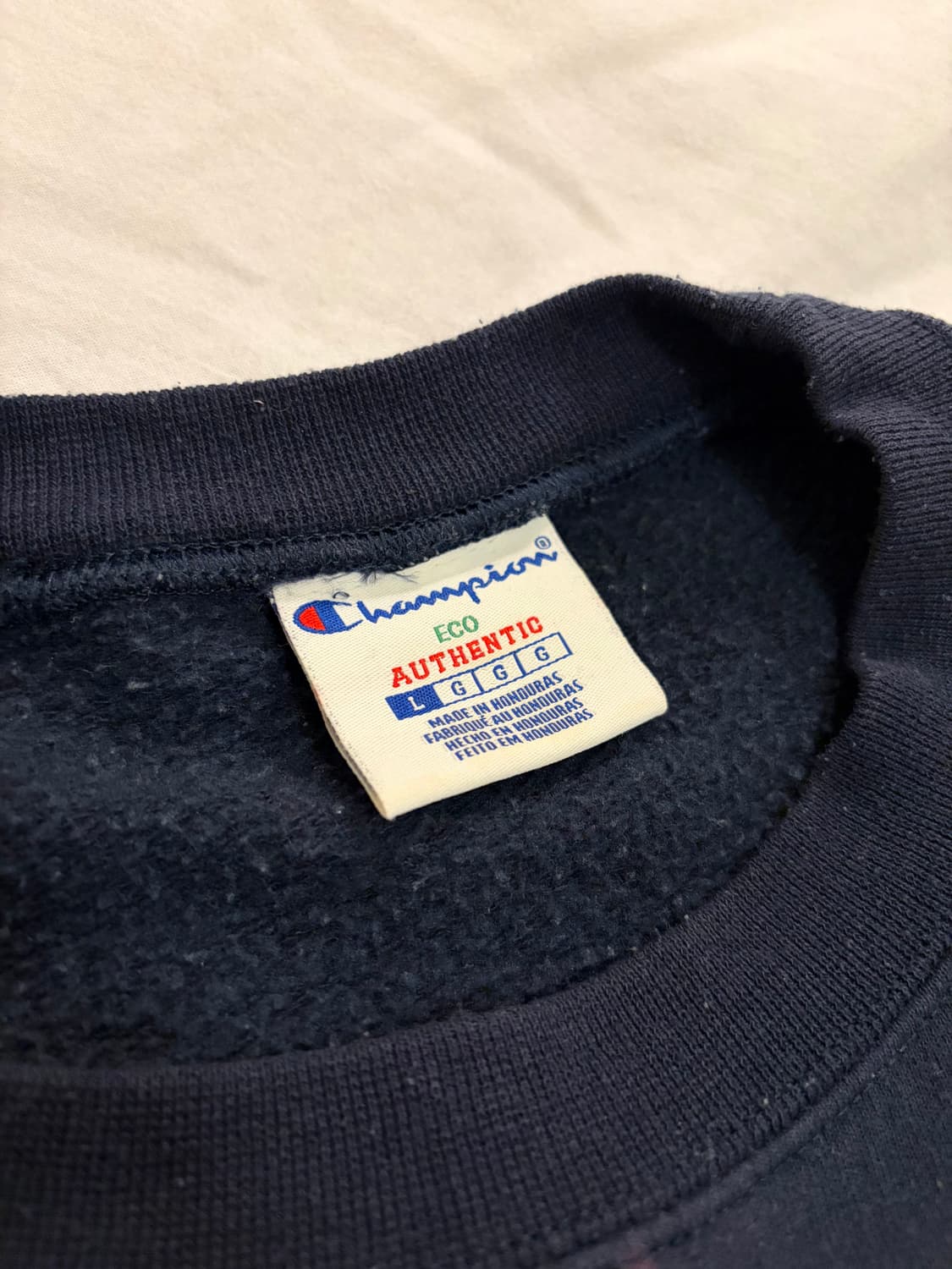 [L-XL] 빈티지 챔피온 보스턴 맨투맨 스웻셔츠 네이비 상품이미지5