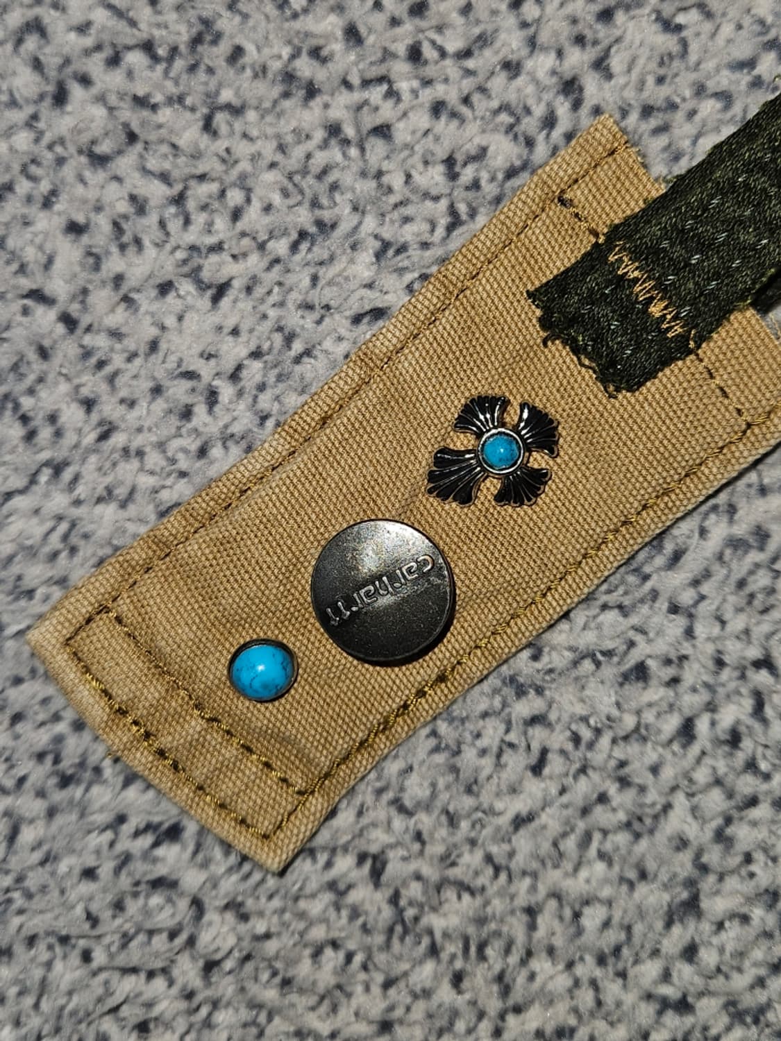 칼하트 버튼 핸드메이드 커스텀 카라비너 키링 (OS) / 11903 상품이미지2