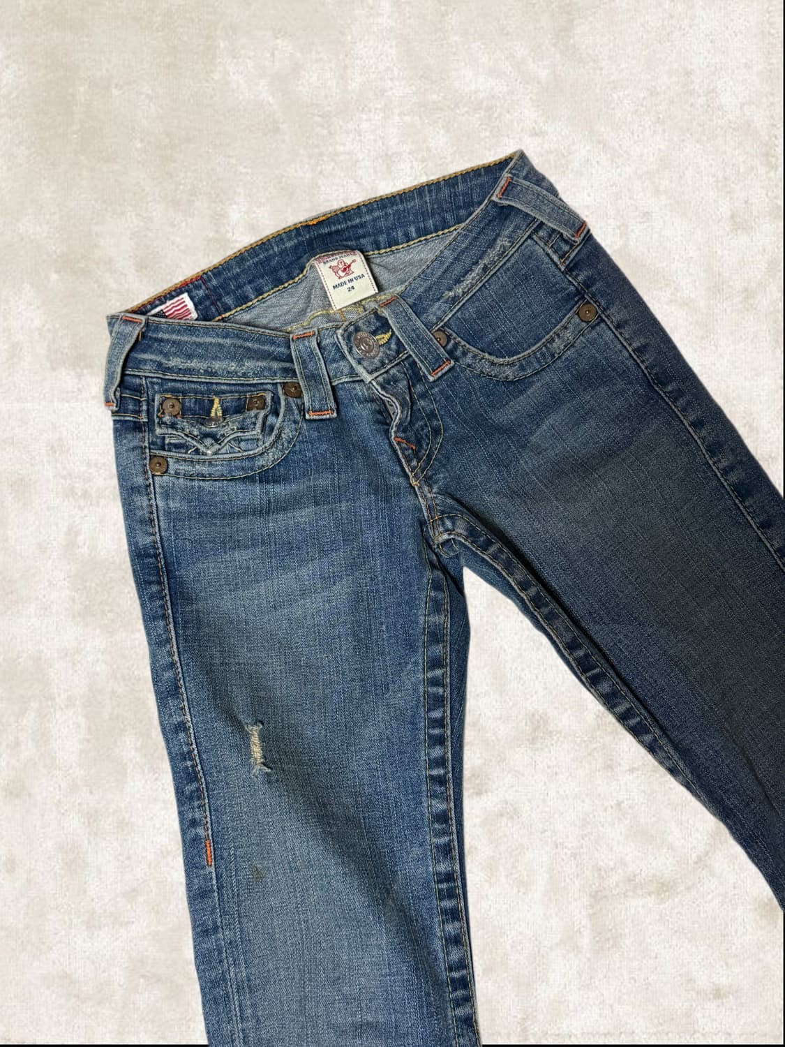 트루릴리전 Billy 빌리 플레어 부츠컷 데님 팬츠 상품이미지5