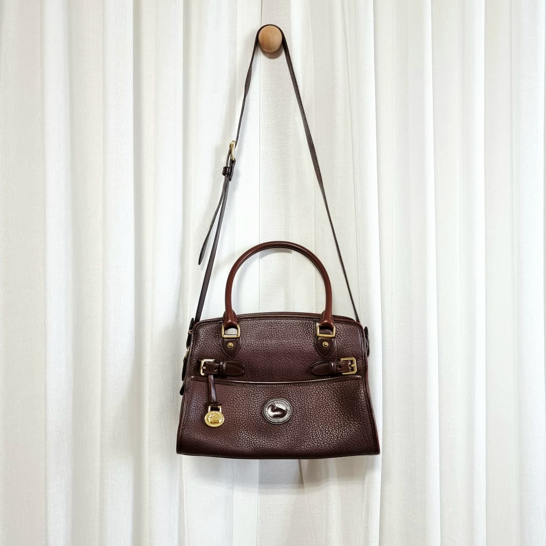 두니앤버크 소가죽 숄더백 토트백 핸드백 가방 >> 상태굿 상품이미지2