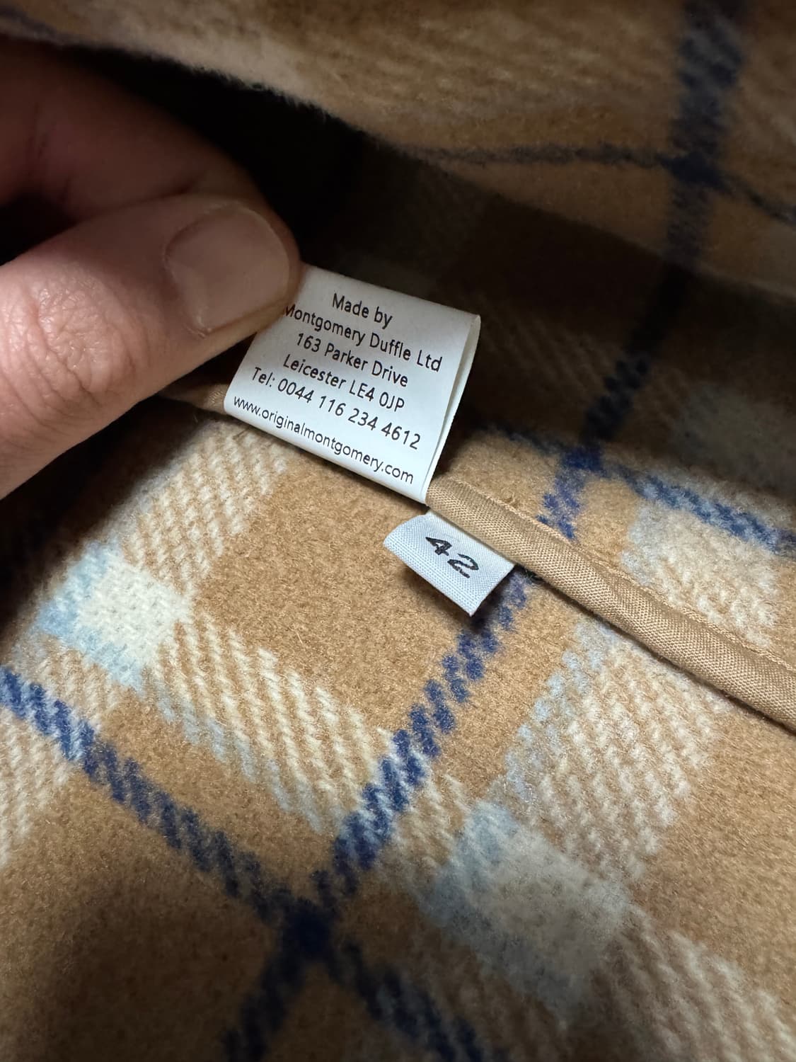 오리지널 몽고메리 더플코트 클래식 우든 토글 카멜 상품이미지8