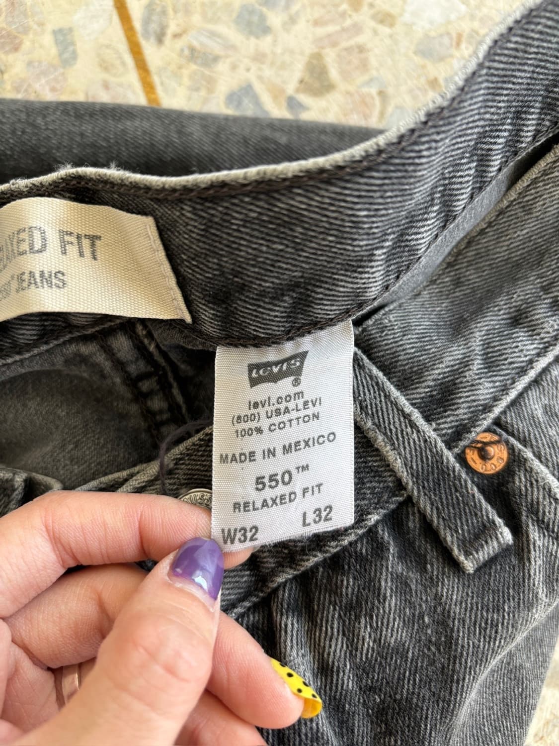 00‘s 리바이스 550 블랙 상품이미지6